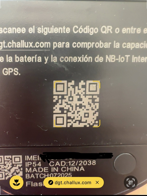 Escanear código QR luz V16